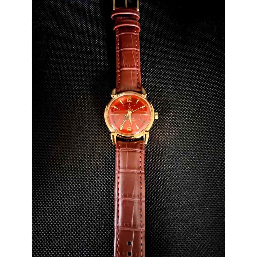 Vintage Camy Men's Leather Mechanical Watch RARE - Picture 4 of 8